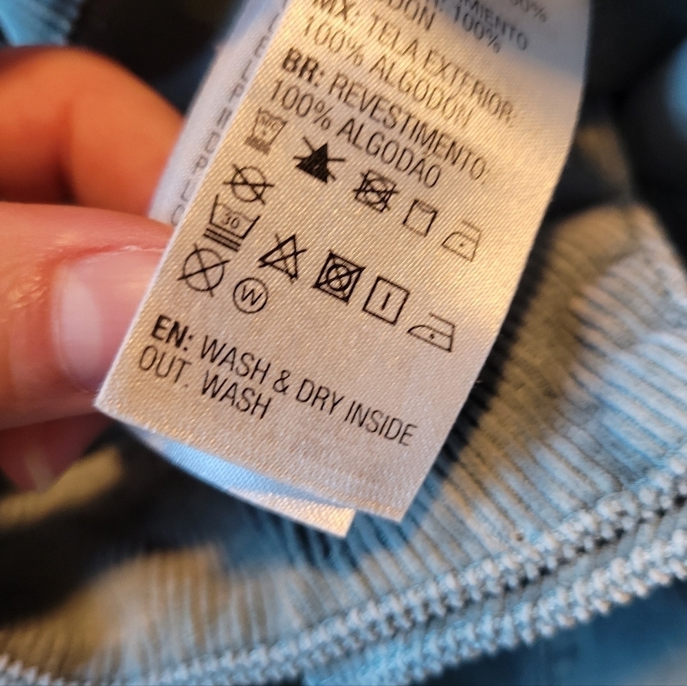 Roxy Light Gray Green Corduroy Mini Skirt - Picture 8 of 11